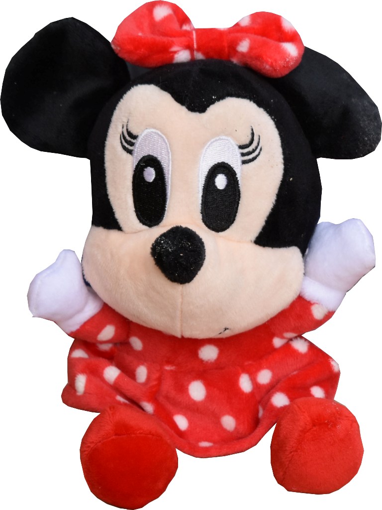 Jucarie de plus Minnie mouse rosie 25 cm